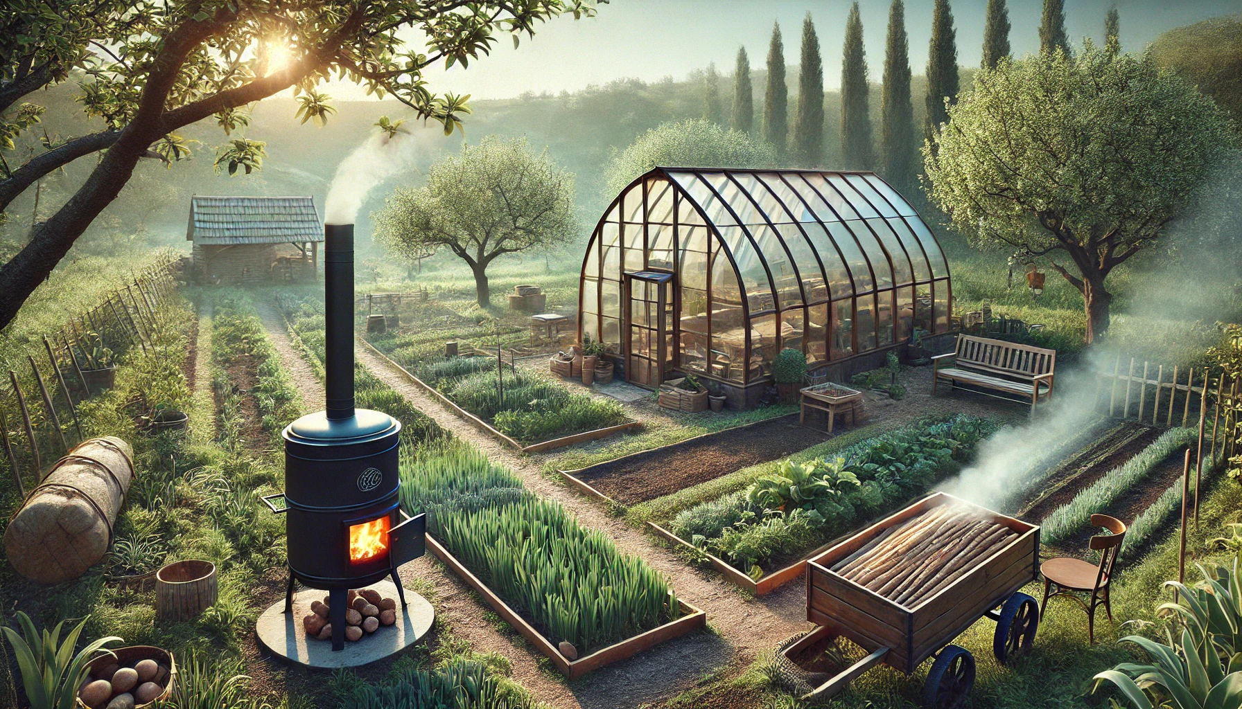 Brennstoffbriketts im tschechischen Gartenbau: Beheizung von Gewächshäusern und Räuchereien