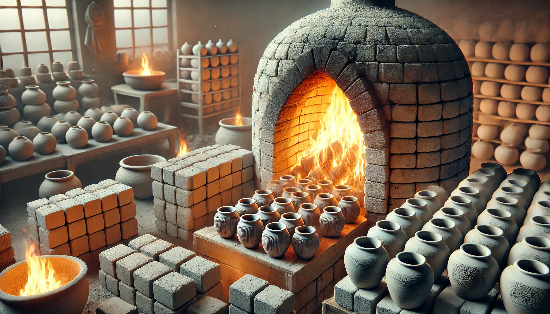 Brennstoffbriketts in der Keramik- und Töpferindustrie