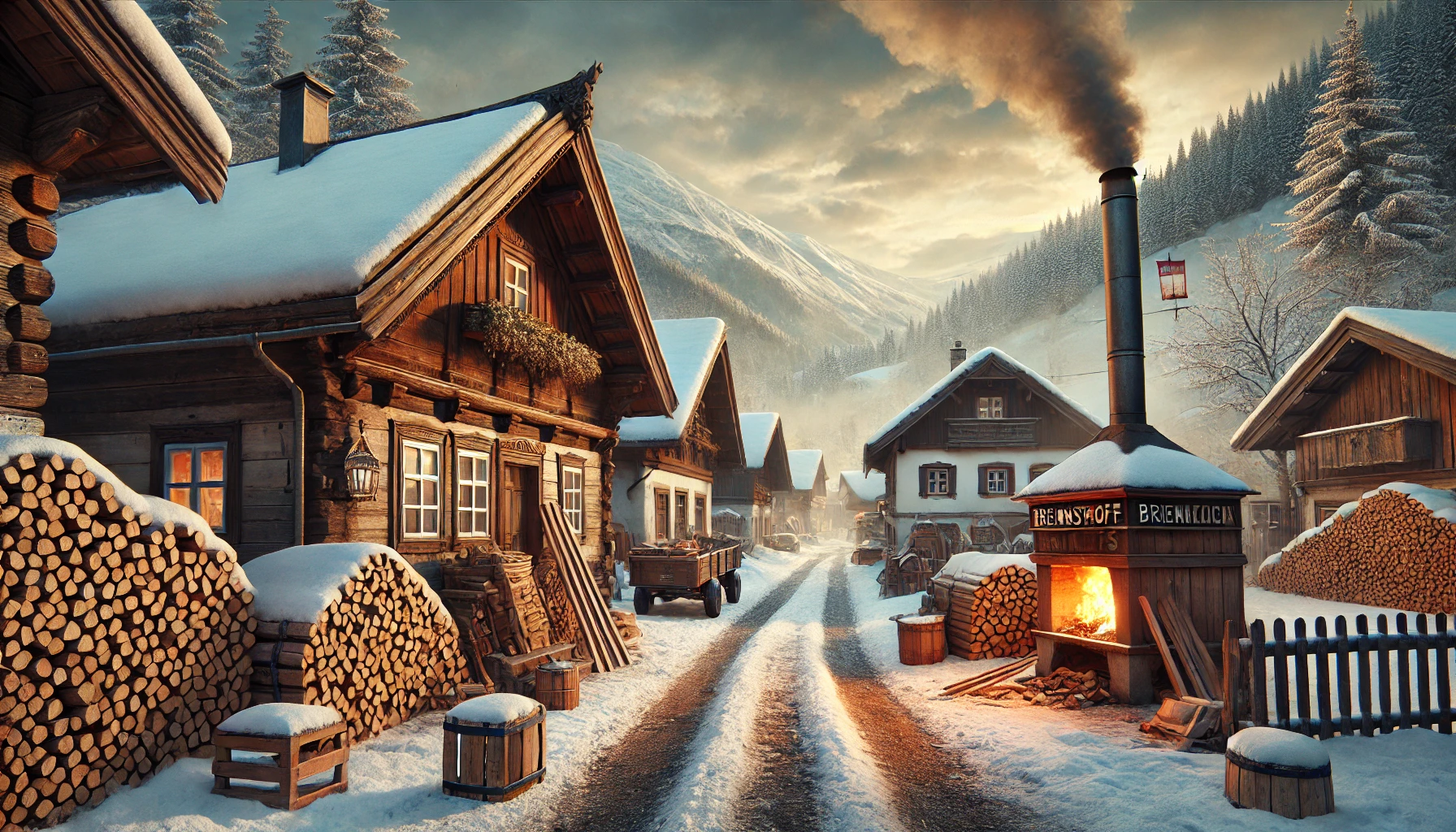 Brennstoffbriketts in österreichischen Bergdörfern: Eine Lösung für die autonome Beheizung