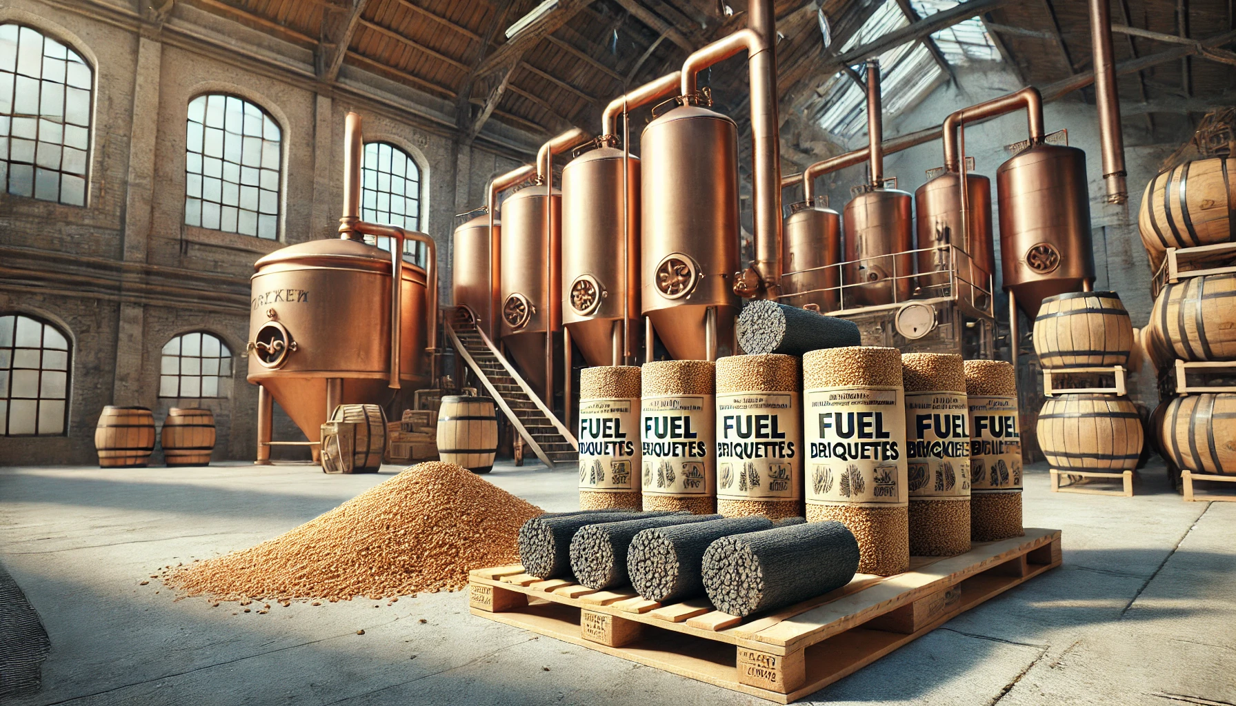 Brennstoffbriketts und das tschechische Brauwesen: Verwertung von Malzrückständen