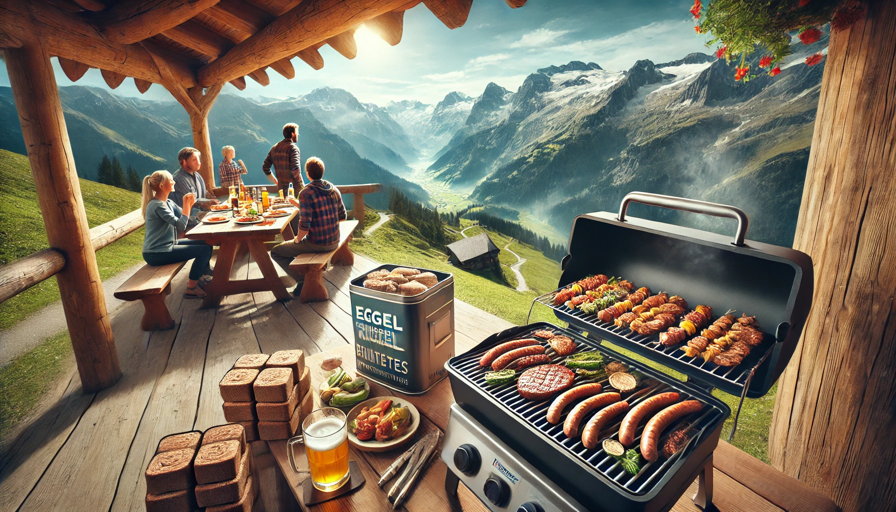 Briketts und kulinarischer Tourismus in Österreich: Grillen, Schaschlik und Bergcafés