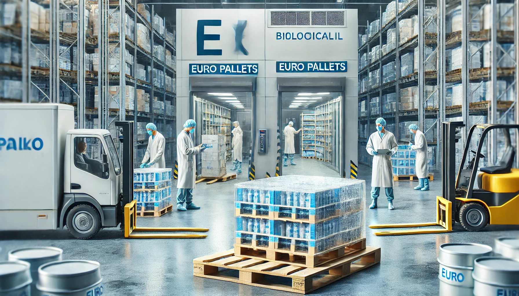 Der Einfluss der Europalette auf die Logistik von biologischen und pharmazeutischen Produkten