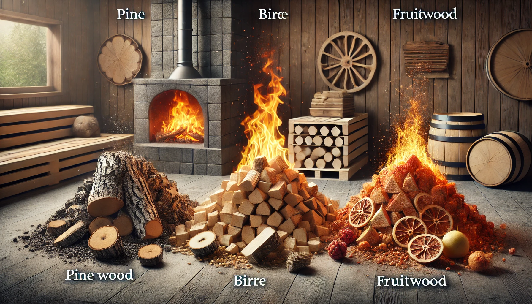 Einfluss der Holzarten auf Aroma und Flammencharakter von Briketts