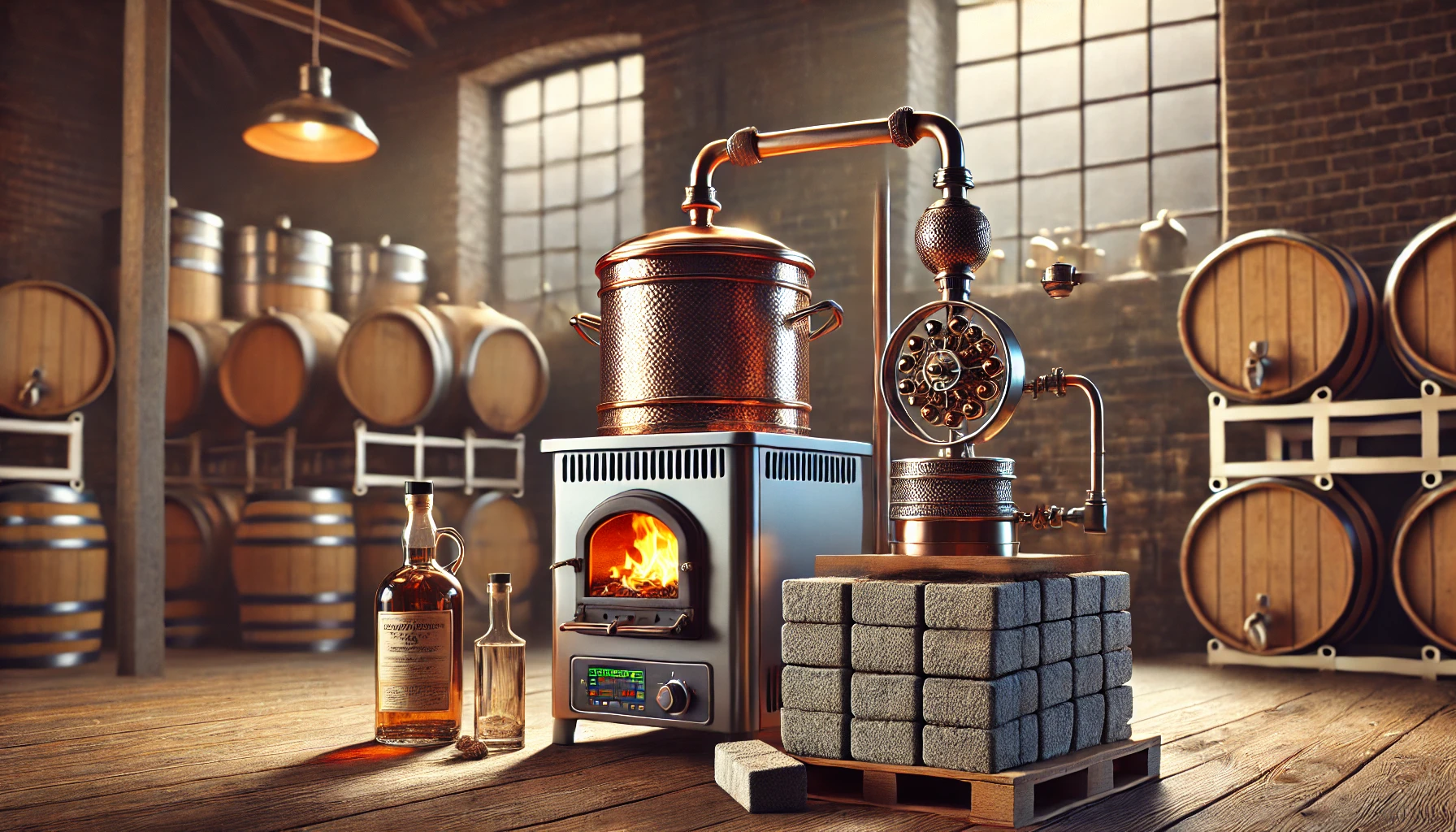 Einsatz von Brennstoffbriketts in Handwerksbrauereien und Mikro-Destillerien