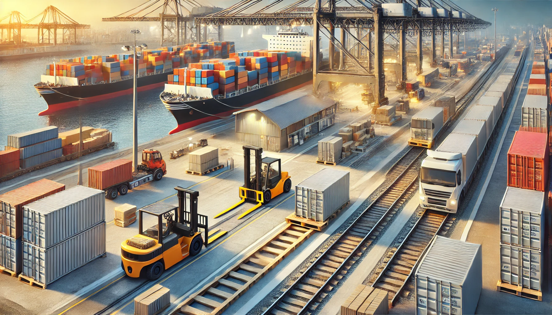 Einsatz von Palettenbrettern im See- und Schienentransport