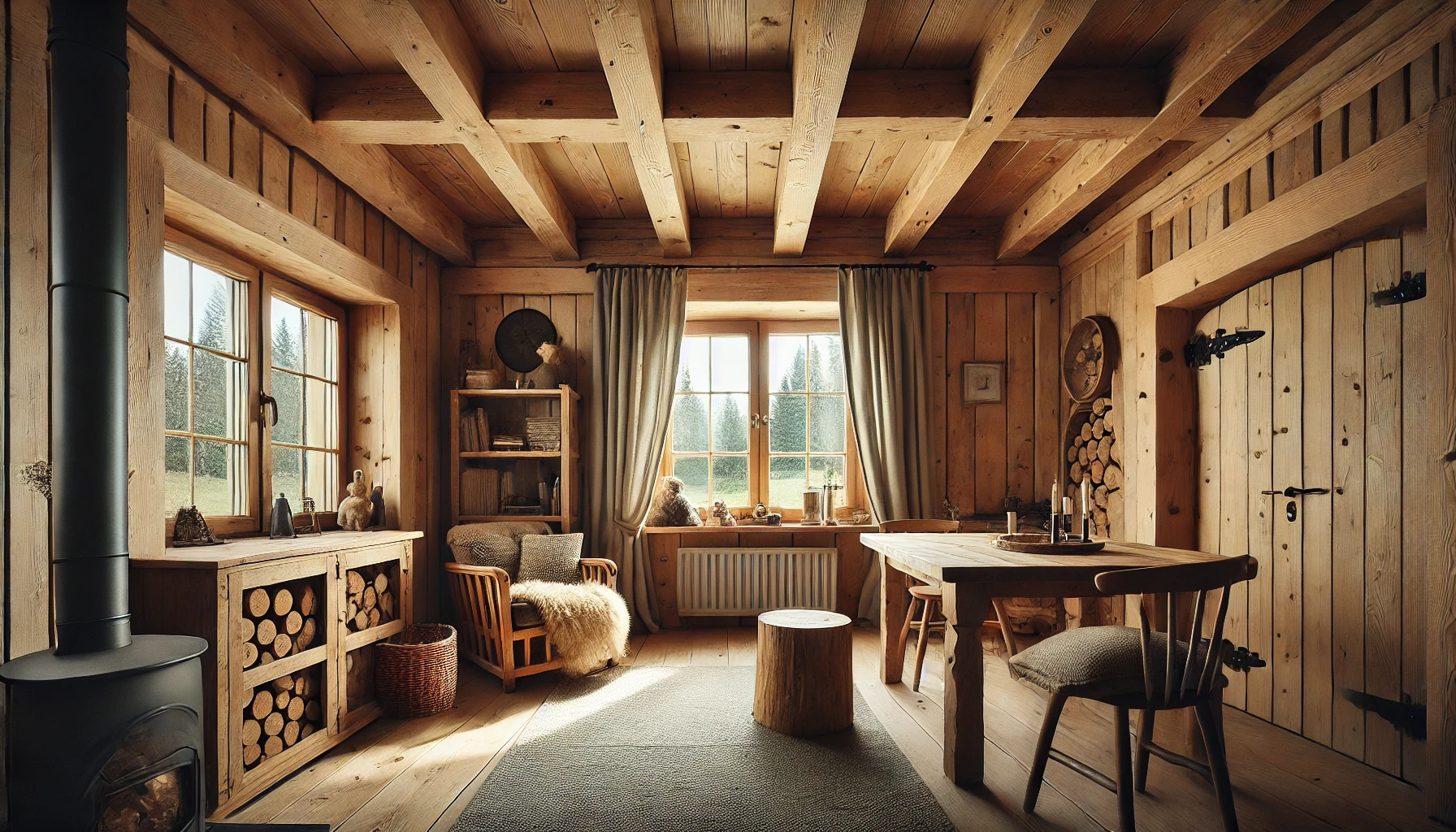 Europaneel in der Ausführung „Halbrundbalken“: Zusätzliche Wärmedämmungseigenschaften