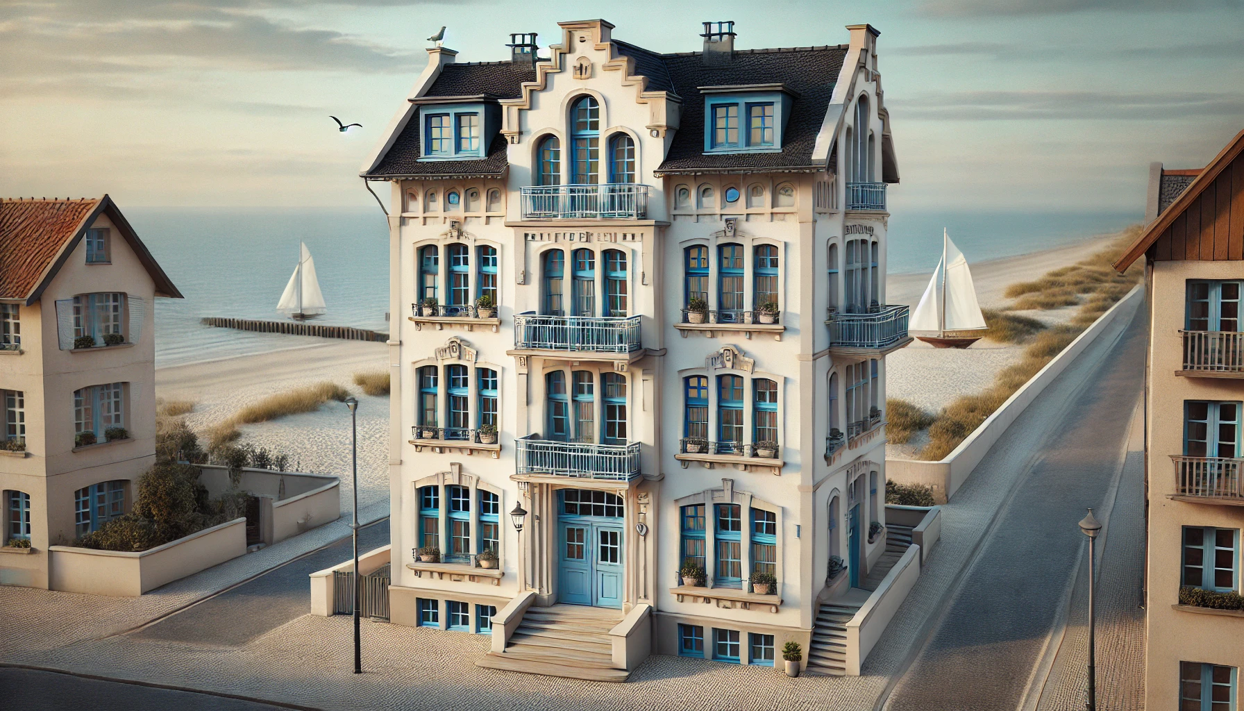 Europaneele an Fassaden im maritimen Stil: Küstenromantik für das Exterieur