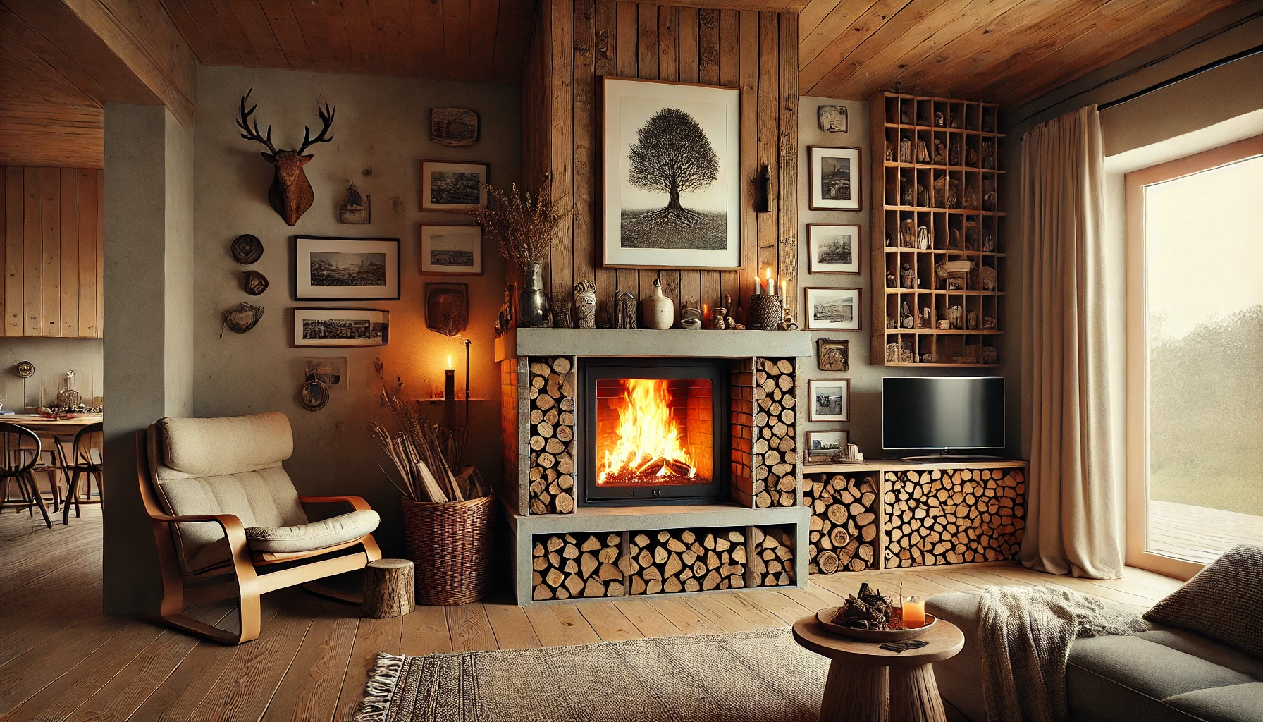 Europaneele für Kaminverkleidungen: sicher und elegant