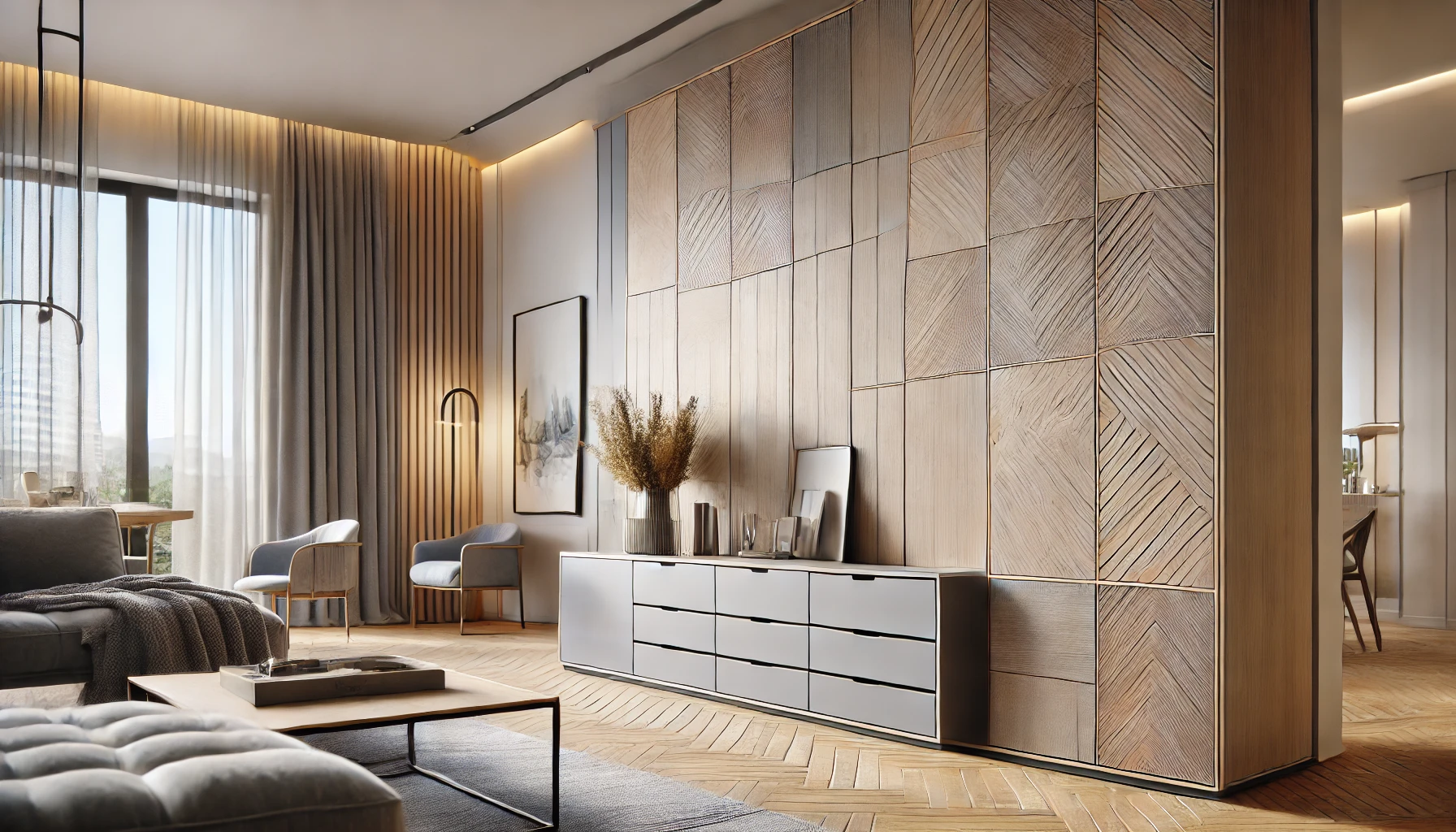 Europaneele in Designer-Möbeln: Maßgefertigte Schränke und Kommoden