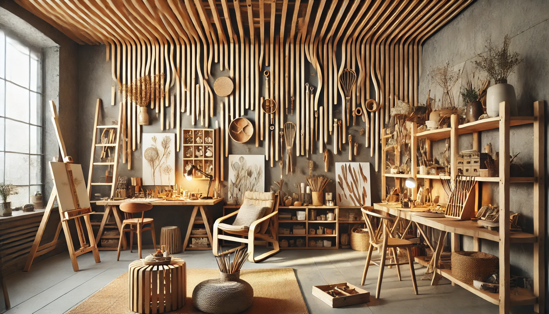 Europaneele und Holz-Tapeten: kreative Wandgestaltung für experimentierfreudige Menschen