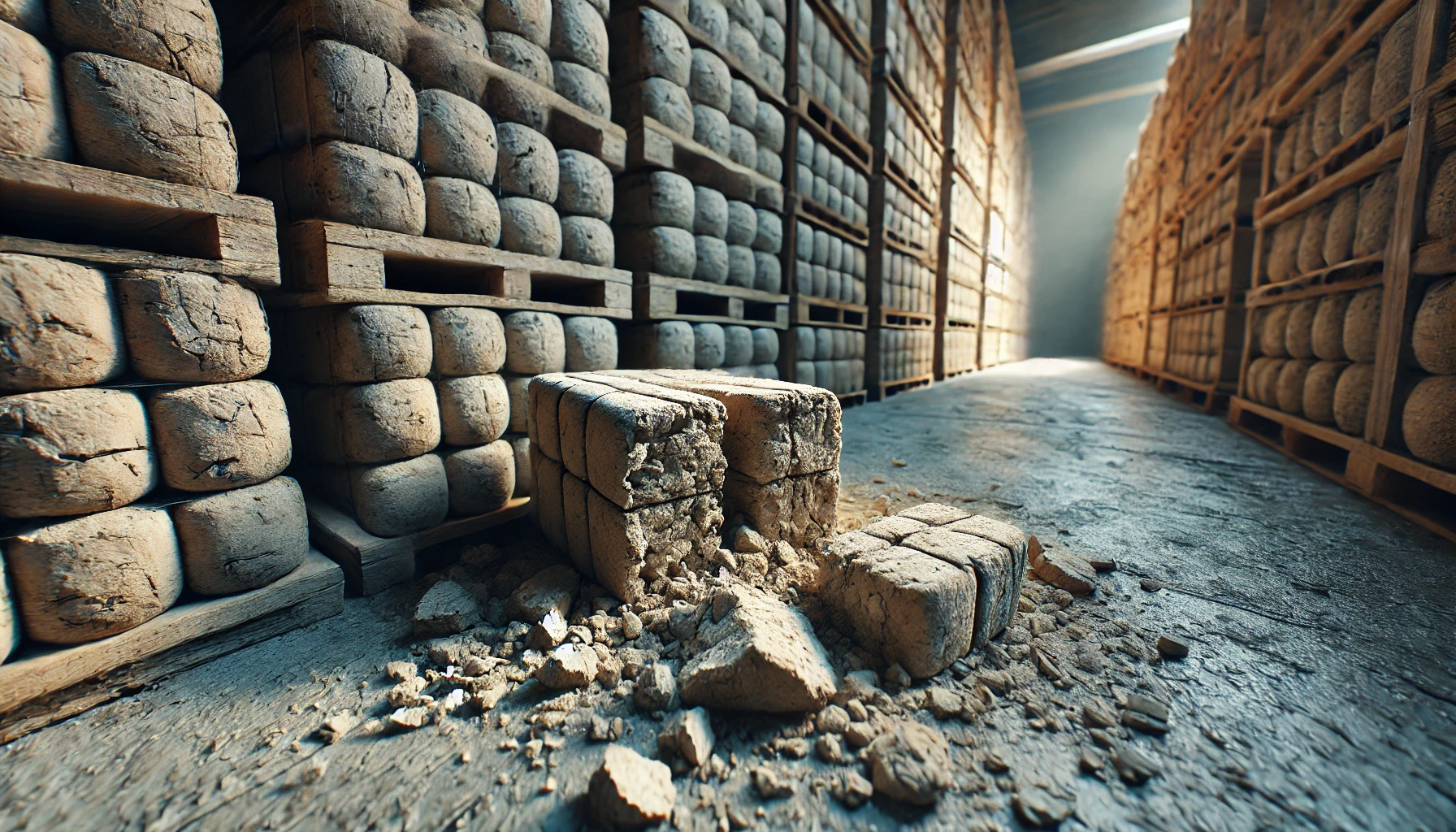 Haltbarkeit und Anzeichen für Qualitätsverlust von Brennstoffbriketts