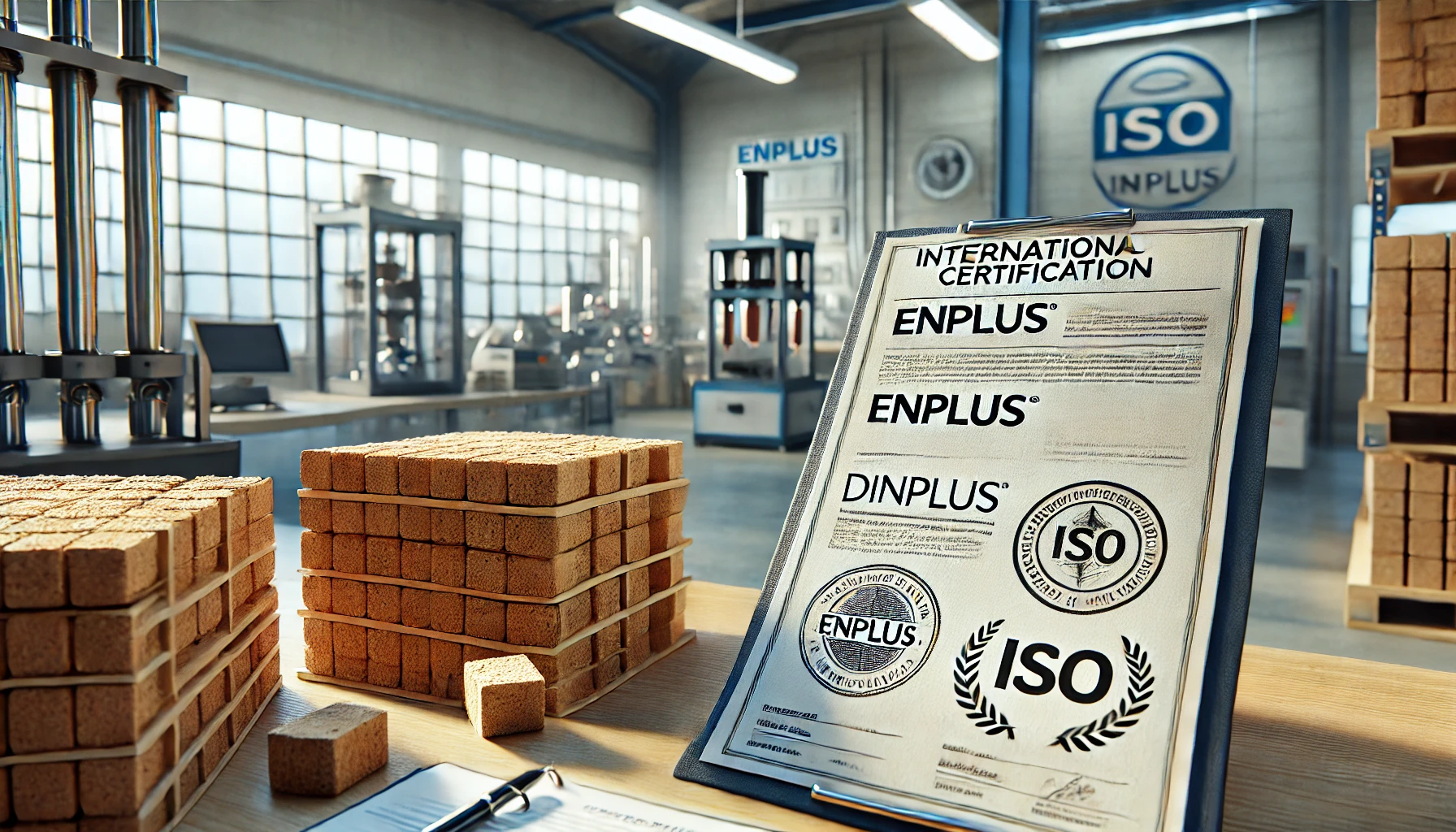 Internationale Qualitätszertifizierung für Brennstoffbriketts