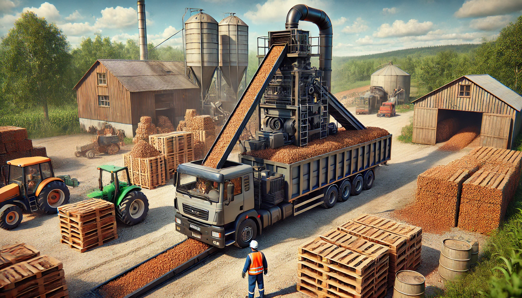 MOBILE BRIKETTENPRESSEN IN TSCHECHIEN: MOBILER PRESSSERVICE