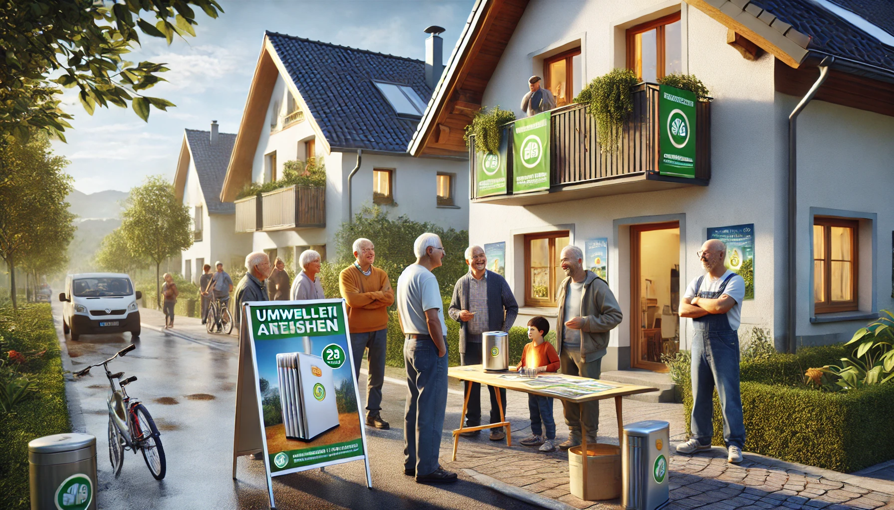 Ökologische Aktionen und Werbung für Briketts in den Vororten Frankreichs: Erfahrungen großer Agglomerationen