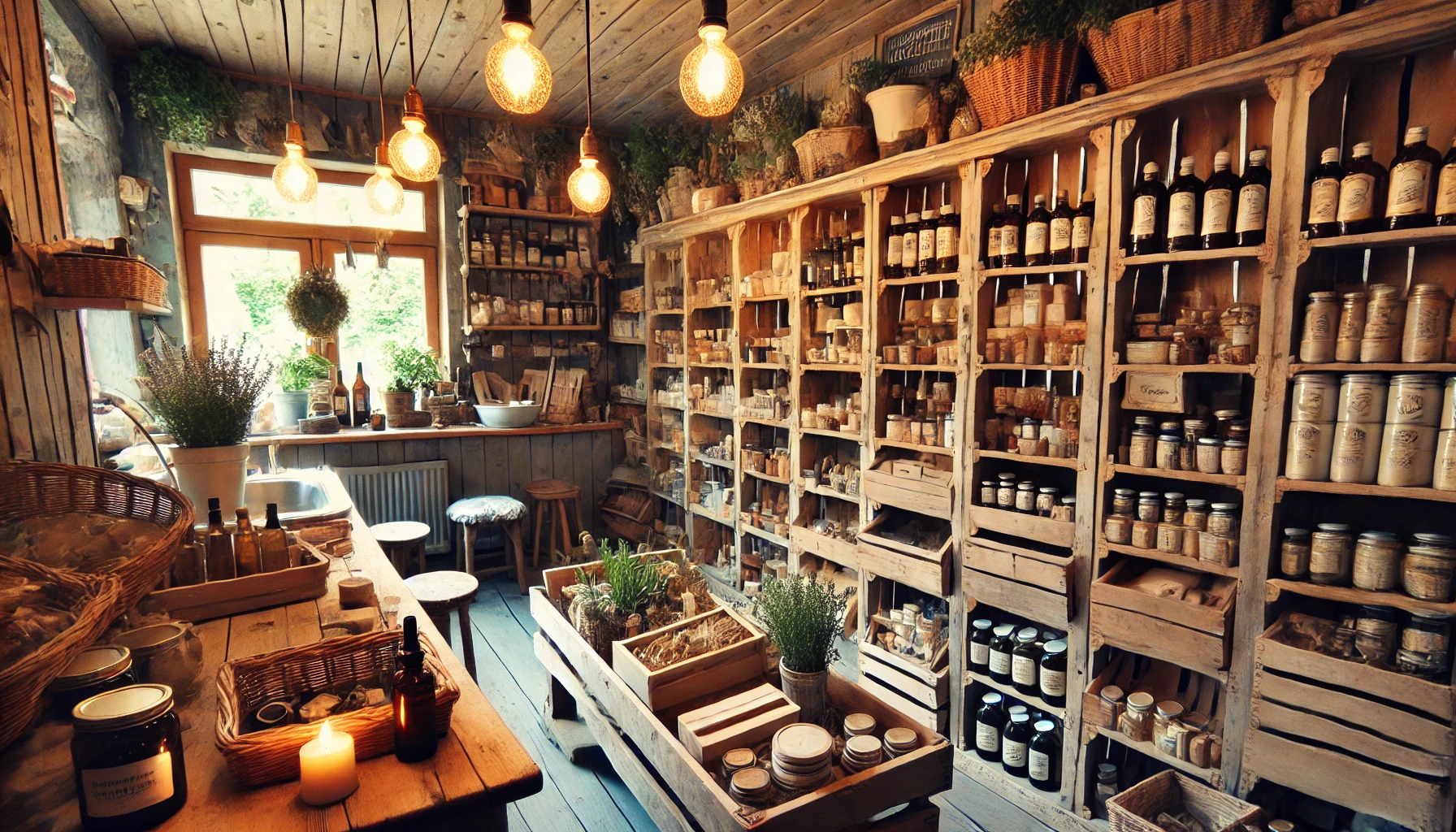 Palettenbretter für Nischenläden: wie man die Einzigartigkeit der Ware betont