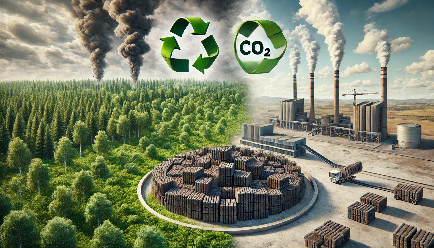 Spuren über die „Kohlenstoffneutralität“ von Brennstoffbriketts