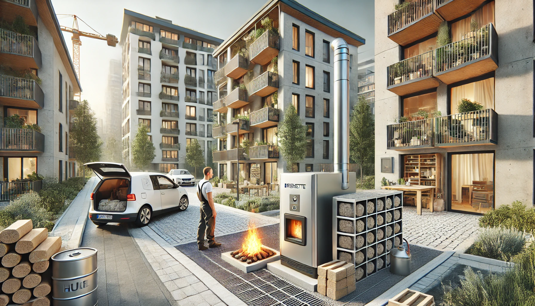 Staatliche Programme Österreichs zur Umstellung von Mehrfamilienhäusern auf Brikett-Heizkraftwerke