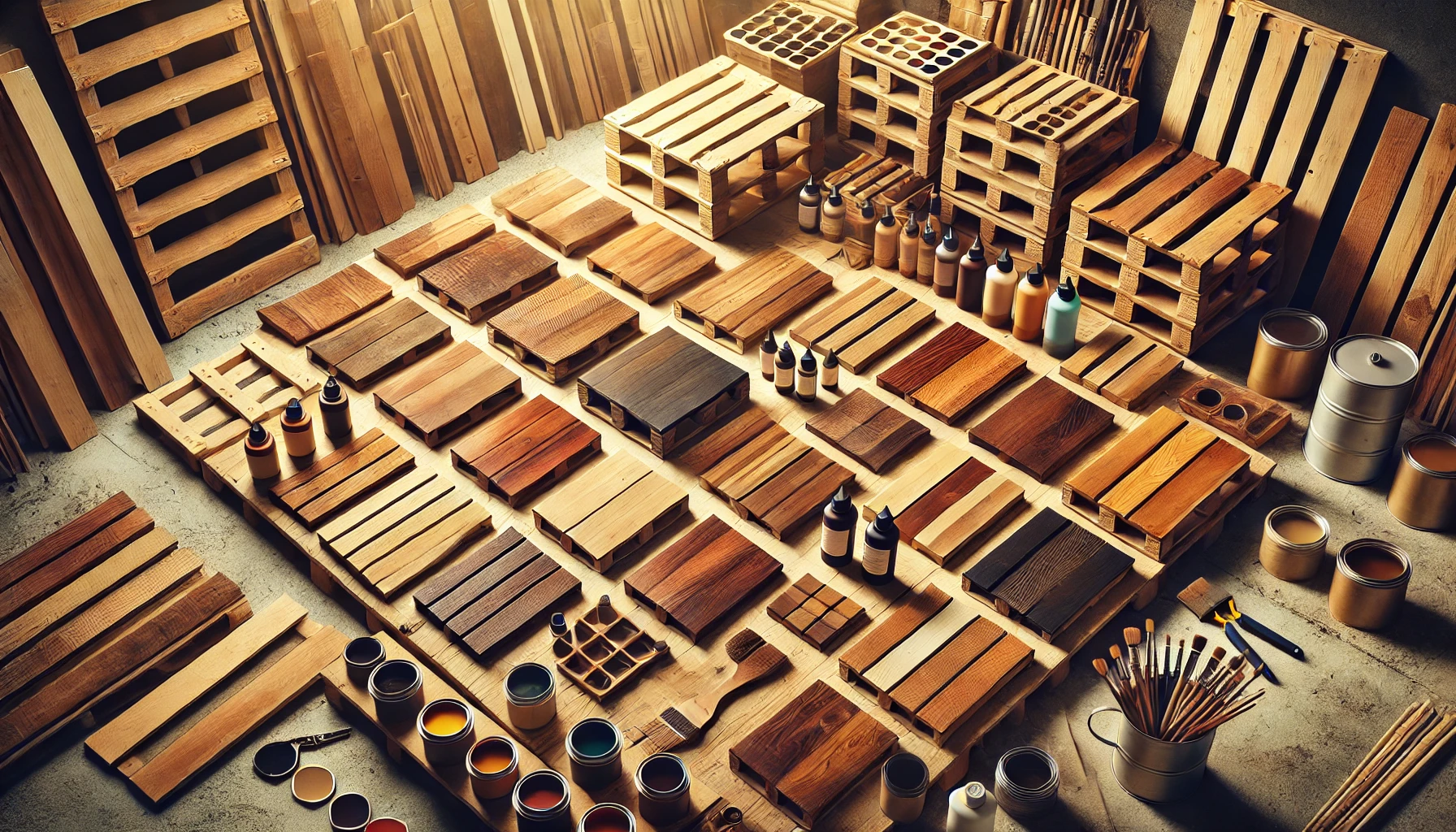 Technologien zur Holzfärbung: Wie man Palettenholz ein „edles“ Aussehen verleiht