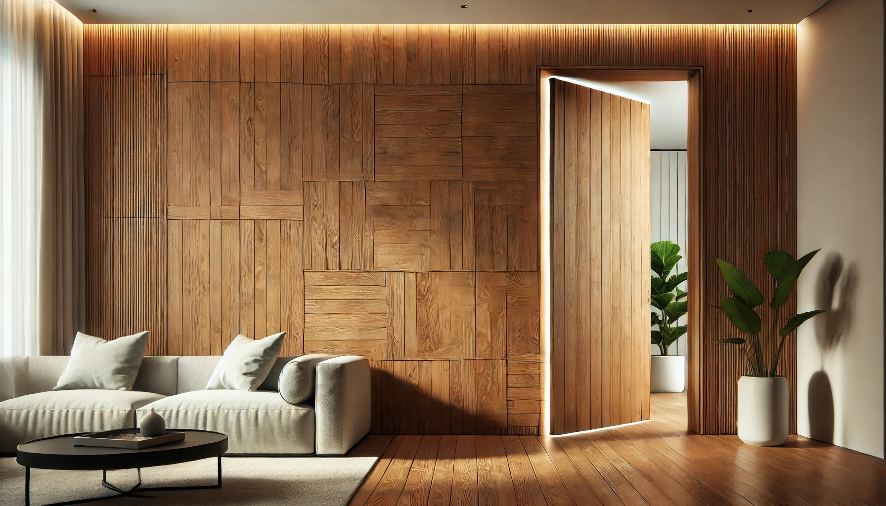 Verborgene Türöffnungen mit Europaneel: Der Effekt eines geheimen Raums