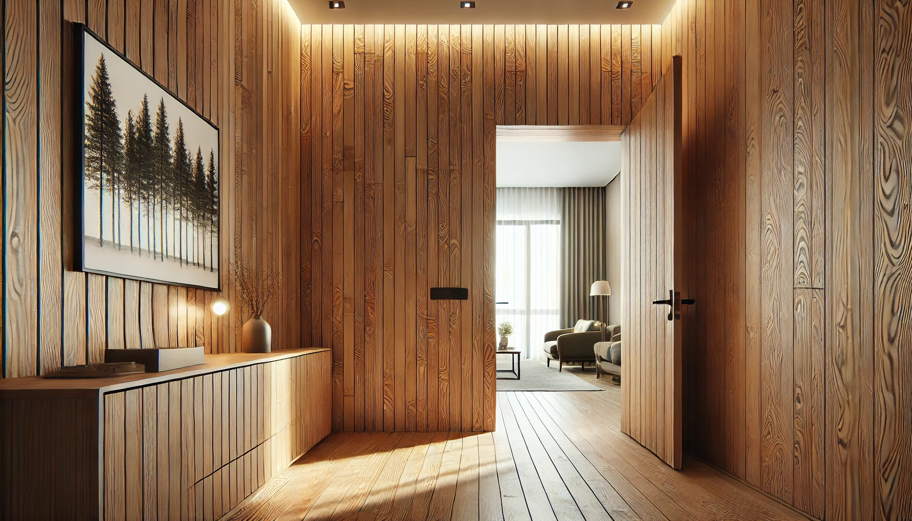 Versteckte Türöffnungen mit Europaneelen: der Effekt geheimer Räume