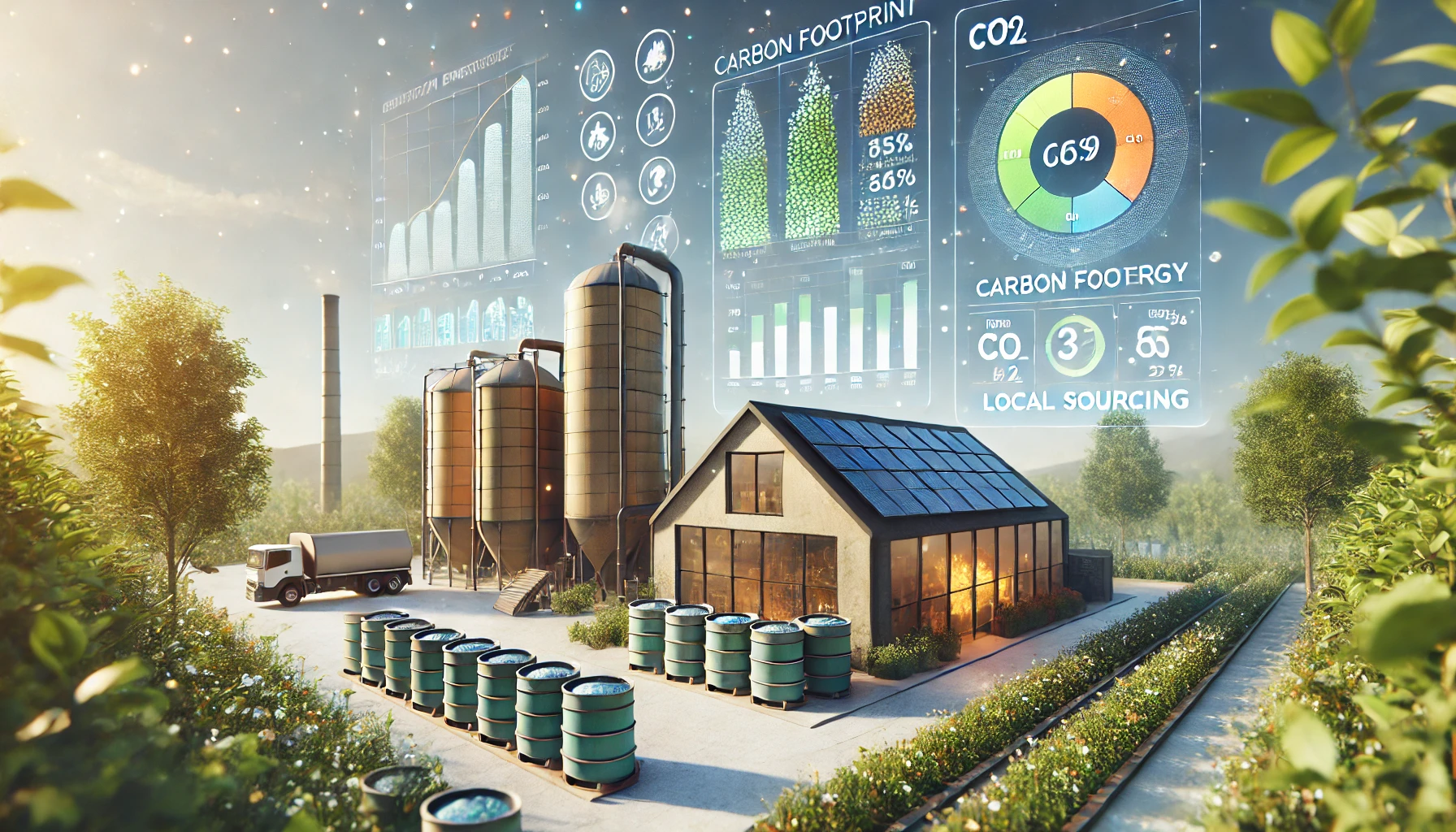 Wie man den CO2-Fußabdruck bei der Verwendung von Brennstoffbriketts berechnet