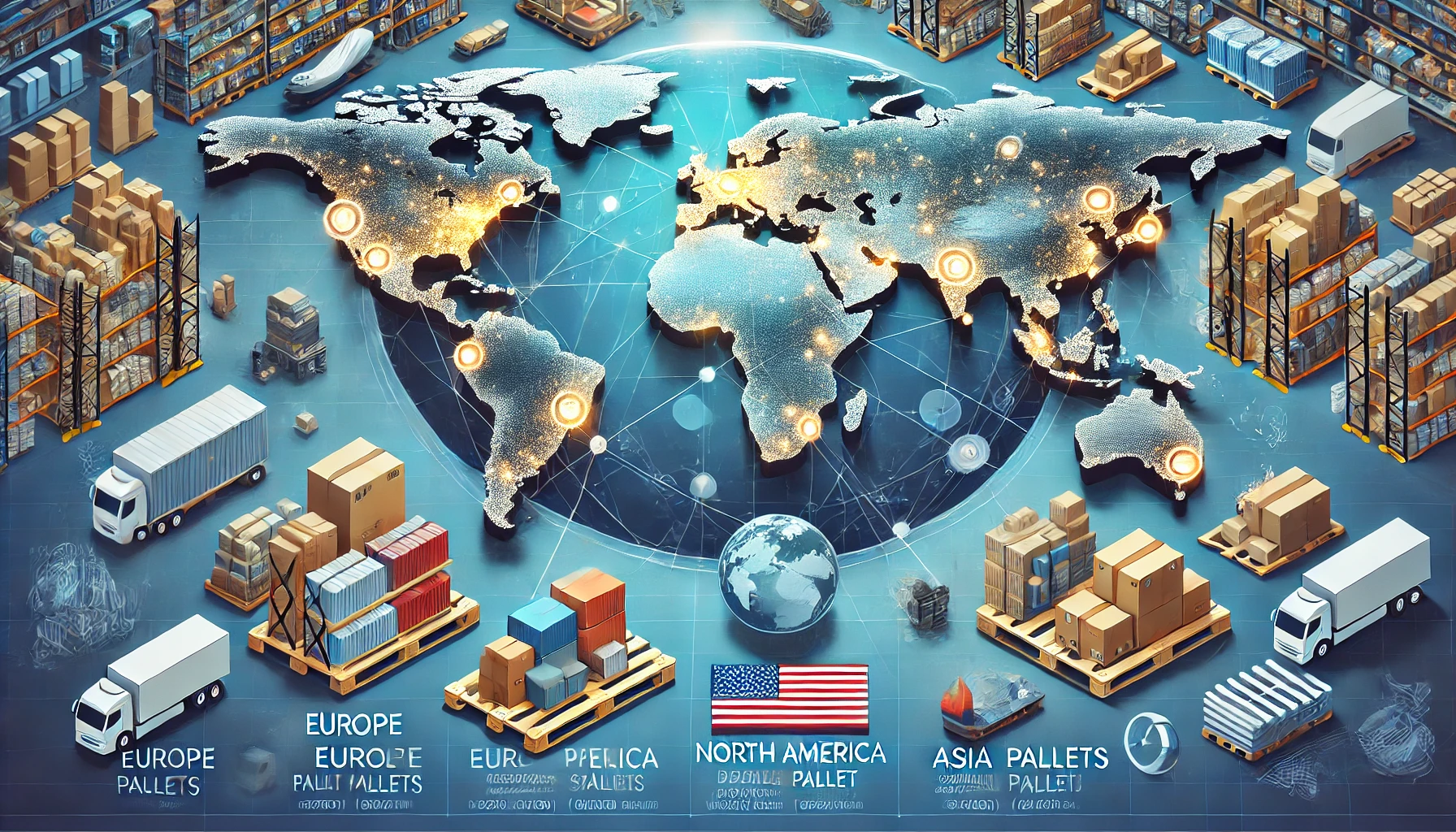 Wie sich Palettenstandards in verschiedenen Regionen der Welt entwickeln
