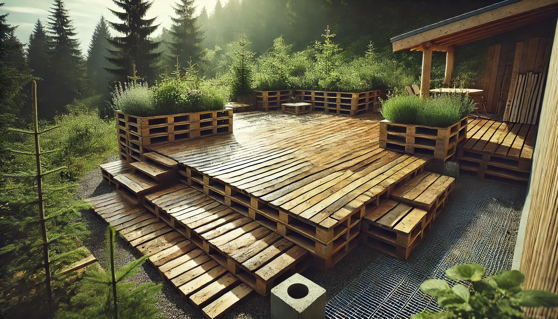 Wie verlängert man die Lebensdauer von Palettenbrettern auf offenen Flächen?