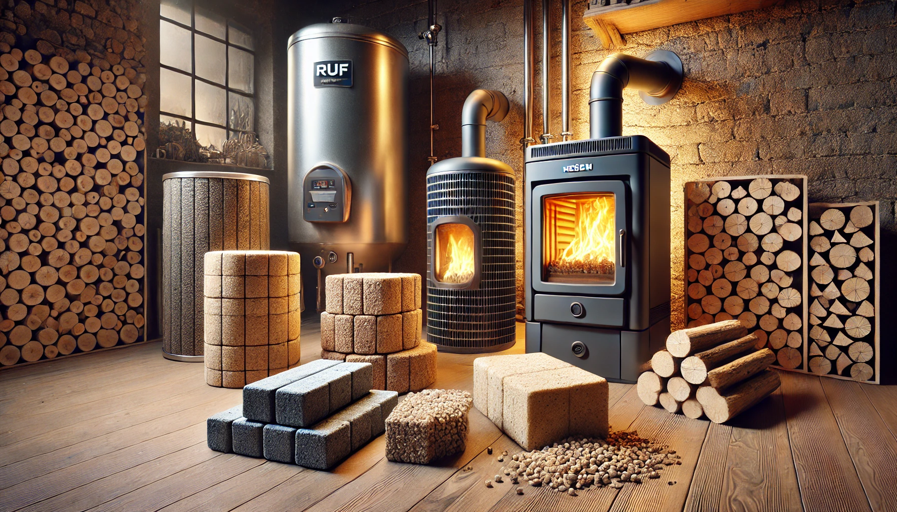 Wie wählt man Briketts für einen bestimmten Kessel- oder Ofentyp aus?