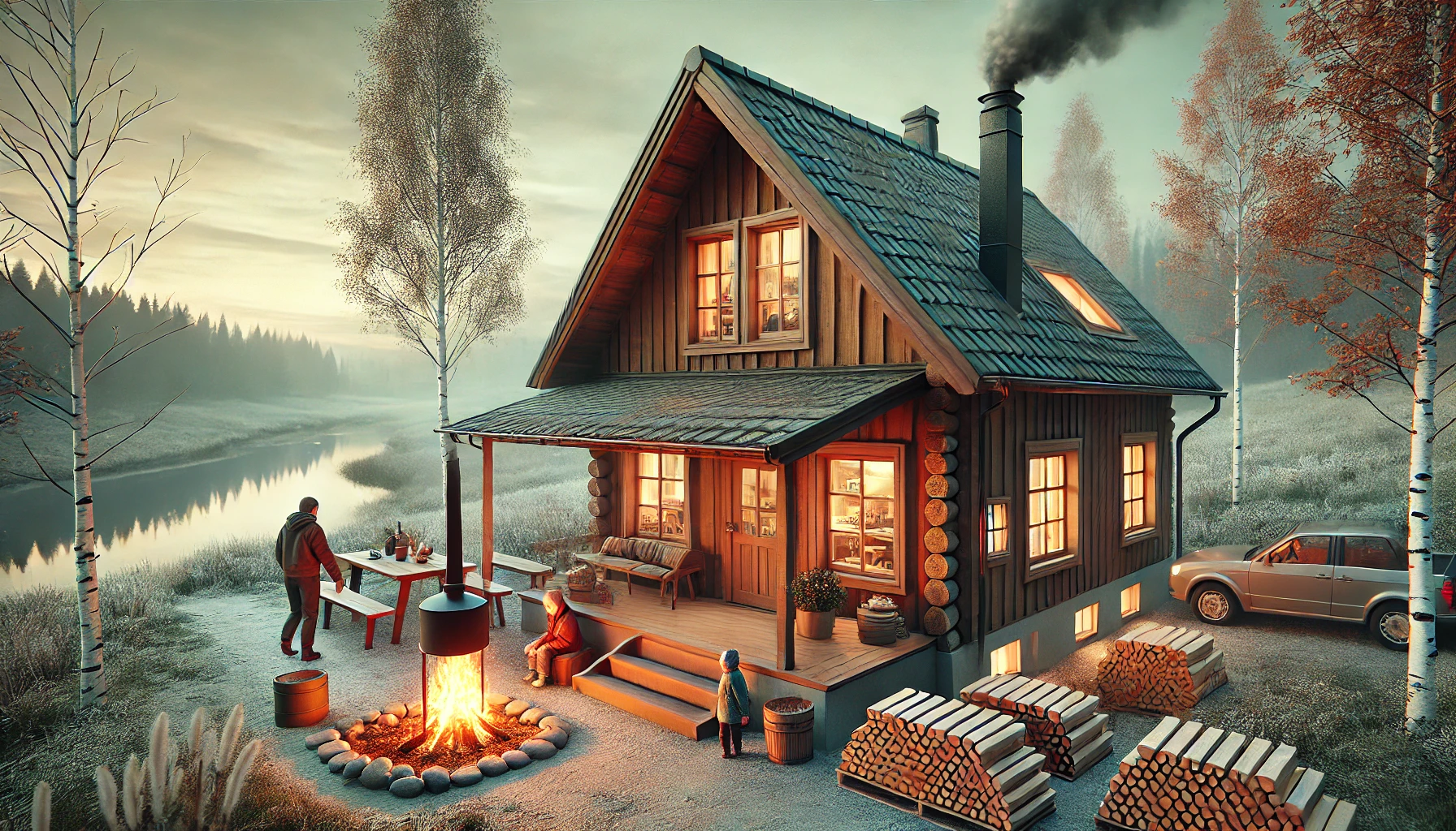 Briketts und der tschechische Wochenendhaus-Kult („Chataření“): Wie Biobrennstoff Teil einer Tradition wird